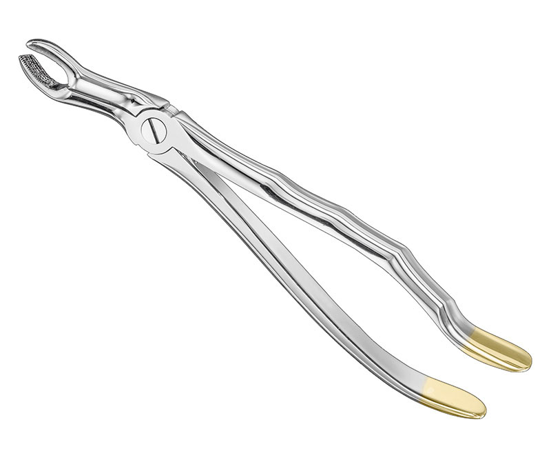 Extracting forceps, anat.