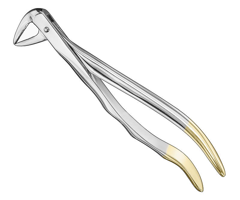 Extracting forceps, anat.