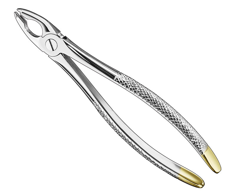 Extracting forceps, engl.