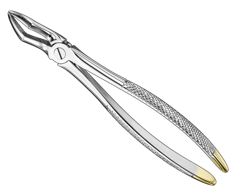 Extracting forceps, engl.