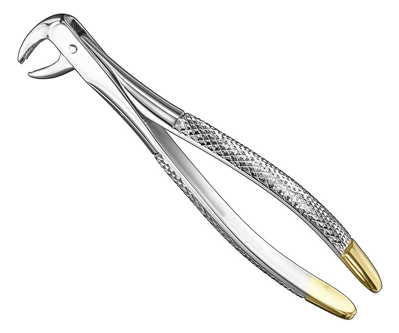 Extracting forceps, engl.